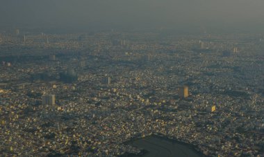 Saigon, Vietnam havadan görünümü