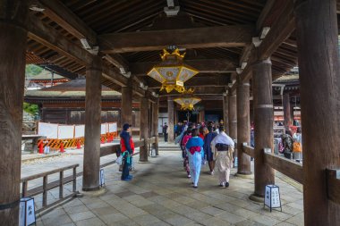 Kyoto, Japonya 'daki kiyomizu-dera tapınağı.
