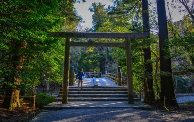 Ise Jingu Kompleksi in Mie, Japonya 