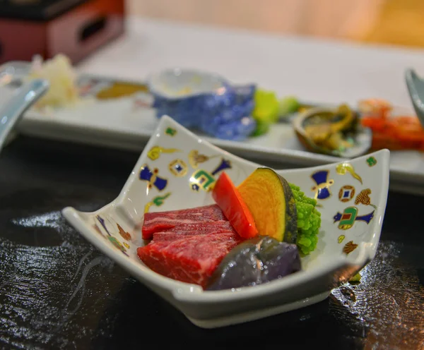 Masa japoneză pentru cină — Fotografie, imagine de stoc