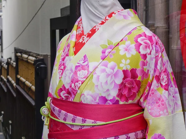 Japanese kimono on display — Stock Photo, Image