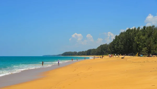 Pantai pasir di Phuket Island, Thailand — Stok Foto