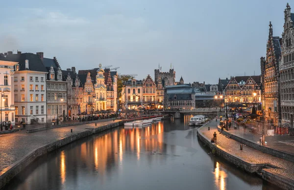 Quartiere storico di Gand, Belgio — Foto Stock