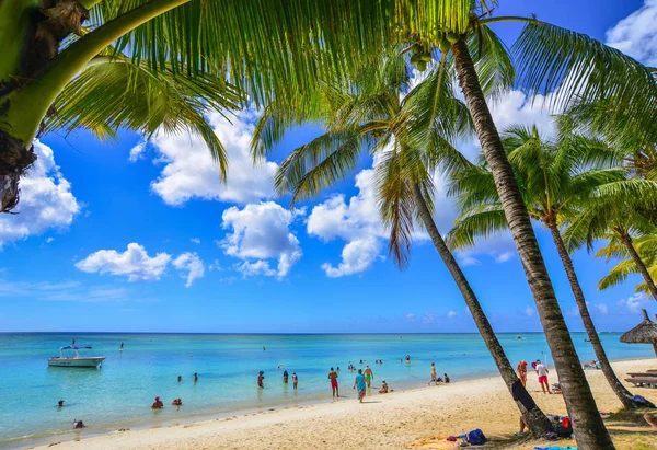 Seascape of Trou-aux-Biches, Maurício — Fotografia de Stock