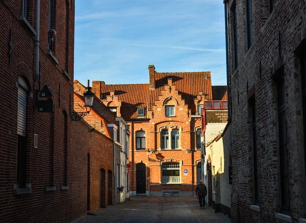 Bâtiments anciens en Bruges, Belgique — Photo