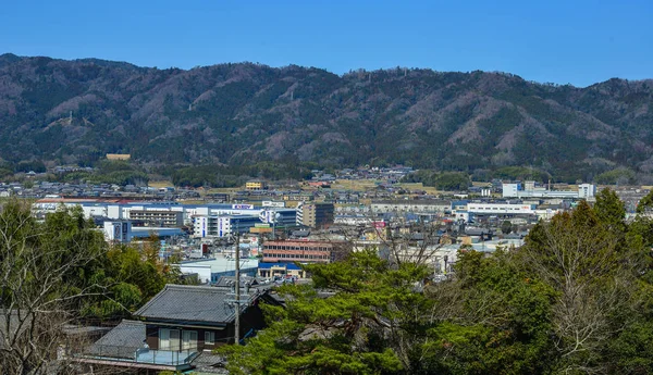 Vista aérea da cidade de Iga, Japão — Fotografia de Stock