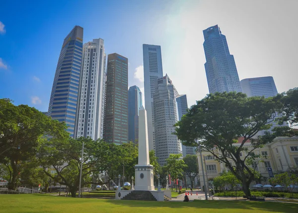 Dalhousie Obelisco de Singapur — Foto de Stock