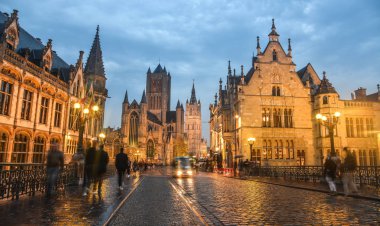 Gent' deki Tarihi Mahalle, Belçika