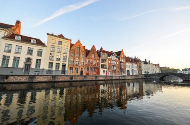 Bruges, Belçika eski binalar 