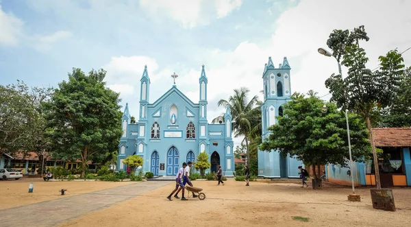 Galle Srí Lanka Září 2015 Pohled Starý Kostel Venkově Galle — Stock fotografie