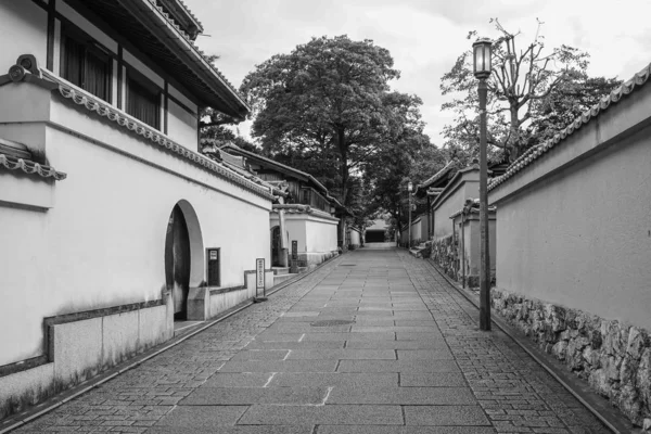 2015年7月15日京都のナインザカ旧市街の石道 京都は千年以上にわたり日本の帝国の首都であった — ストック写真