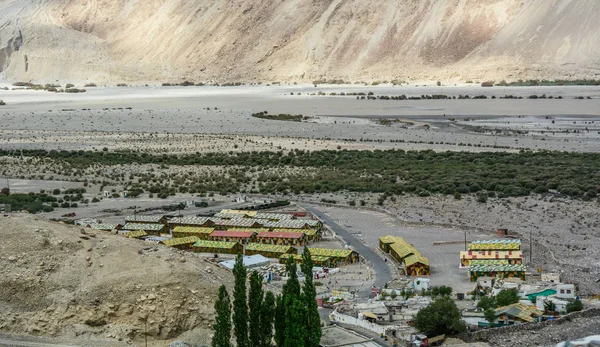 Ladakh Indien Jul 2015 Militärbas Ladakah Indien Ladakh Var Anslutningspunkten — Stockfoto