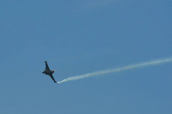 Singapur Şubat 2018 Saab Jas Gripen Kraliyet Tay Hava Kuvvetleri — Stok fotoğraf