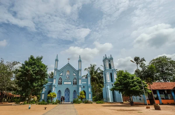斯里兰卡 2015年9月8日 斯里兰卡加勒乡村旧教堂的景色 — 图库照片