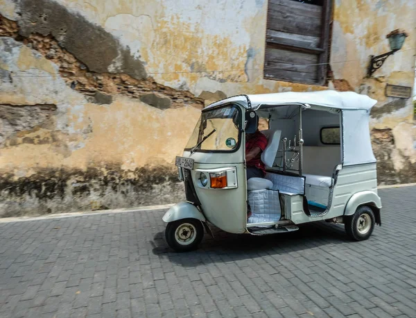 Galle Sri Lanka September 2015 Ein Tuk Tuk Taxi Der — Stockfoto