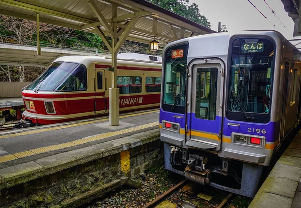 Osaka Jepang November 2016 Stasiun Kereta Api Gunung Koya Osaka — Stok Foto