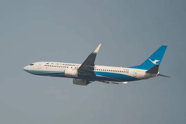 Saigon Vietnam Jan 2019 Boeing 737 800 Airplane Xiamen Airplanes — Stock Photo, Image