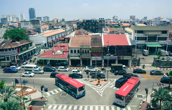 Penang Malaysia Mar 2016 Aerial View George Town Penang Malaysia — Stock Photo, Image