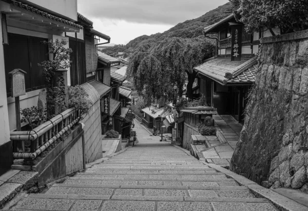 Kyoto Japón Jul 2015 Casas Madera Casco Antiguo Sannenzaka Kyoto — Foto de Stock