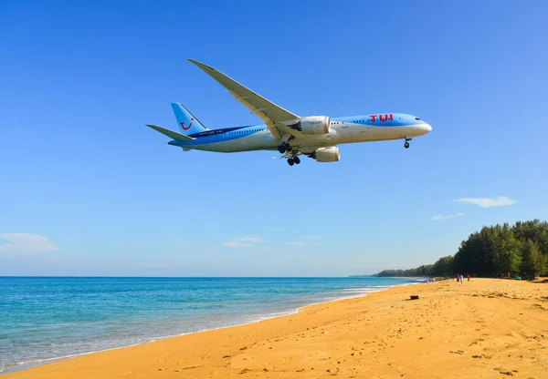 Пхукет Таиланд Апреля 2019 Года Tui Airways Boeing 787 Dreamliner — стоковое фото