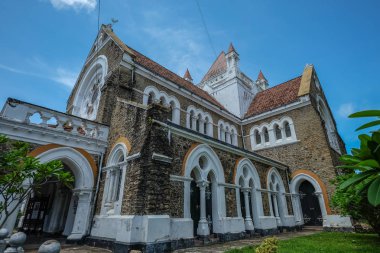 Galle, Sri Lanka güneşli bir günde eski kilise.