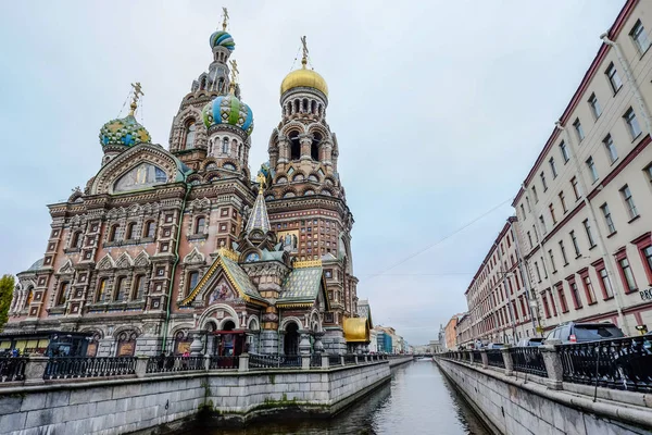 Санкт Петербург Россия Октября 2016 Храм Спаса Крови Санкт Петербурге — стоковое фото