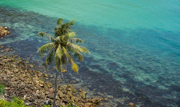 Hermosa Playa Con Mar Azul Isla Nam Vietnam — Foto de Stock
