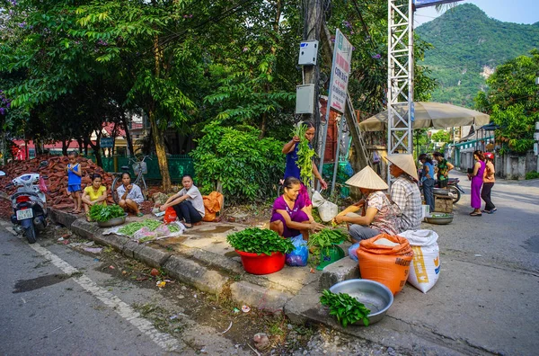 Ханой Вьетнам Мая 2016 Года Уличный Рынок Старого Квартала Ханое — стоковое фото