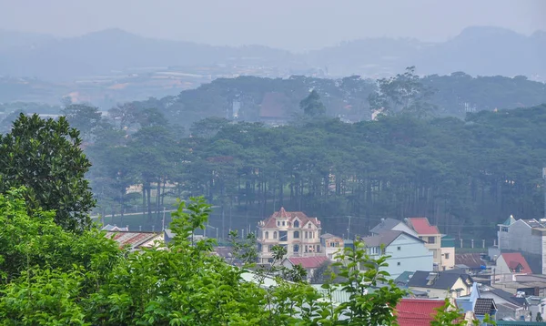 Municipio Montaña Día Brumoso Dalat Vietnam — Foto de Stock