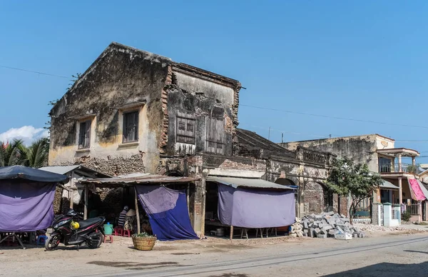 Nha Trang Vietnã Março 2016 Casas Antigas Localizadas Aldeia Rural — Fotografia de Stock