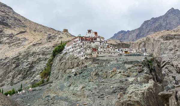 Antiguo Templo Budista Tibetano Montaña Ladakh India — Foto de Stock