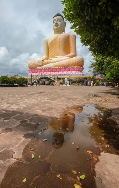 Дамбулла Шри Ланка Сен 2015 Гигантский Будда Храме Дамбулле Шри — стоковое фото