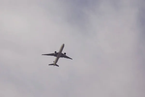 Dubaï Émirats Arabes Unis Décembre 2018 Décollage Avion Depuis Aéroport — Photo