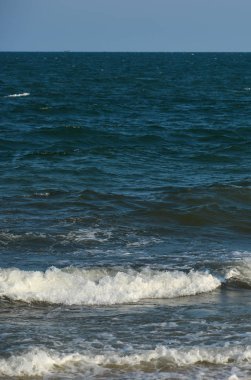 Phan Thiet Deniz Manzarası, Vietnam. Phan Thiet birçok tatil köyleri ve güzel kumlu plajları ile küçük bir kasaba.