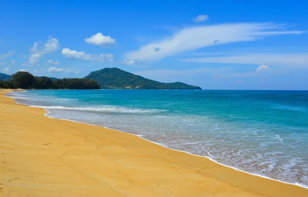 Bellissimo Paesaggio Marino Naiyang Beach Nella Giornata Sole Sull Isola — Foto Stock