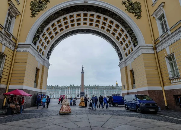 Санкт Петербург Россия Октября 2016 Старые Здания Расположены Центре Санкт — стоковое фото