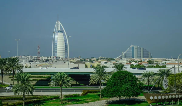Dubaj Uae Dec 2018 Pohled Hotelu Burj Arabský Dubaji Svět — Stock fotografie