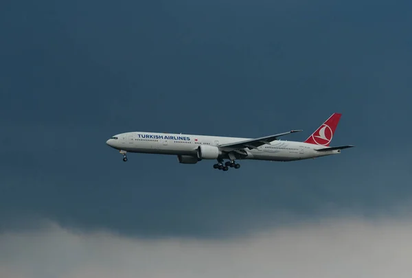 Куала Лумпур Малайзия Мая 2018 Года Самолет Boeing 777 Turkish — стоковое фото