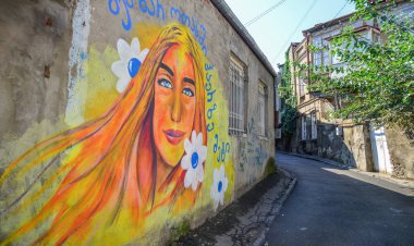 Eski şehrin sanat caddesi 