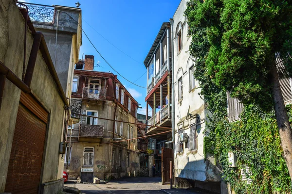 Edificios antiguos de Tiflis, Georgia —  Fotos de Stock