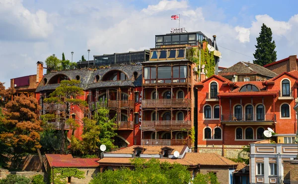 Tiflis eski binaları, Gürcistan — Stok fotoğraf