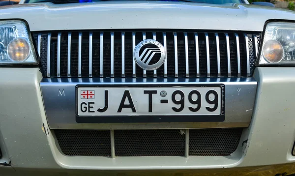 Kfz-Kennzeichen des modernen Autos — Stockfoto