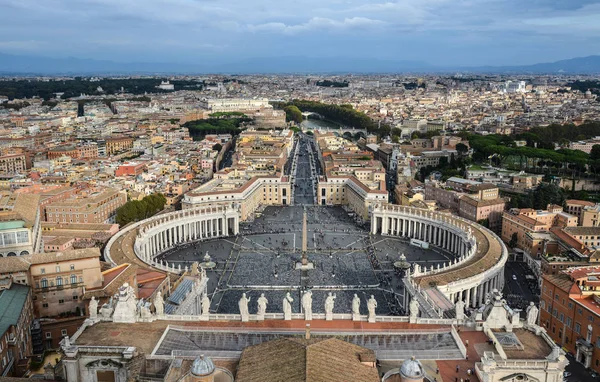 Vue aérienne de la Cité du Vatican — Photo