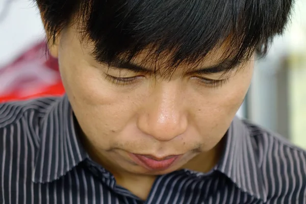 Portrét mladého muže, asijské — Stock fotografie