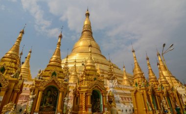 Shwedagon pagoda in Yangon, Myanmar
