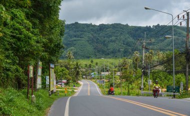 Phuket, Tayland kırsal yol 