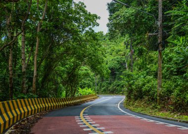 Phuket, Tayland kırsal yol 