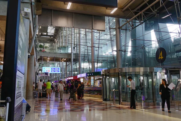 Аэропорт Суварнабхуми в Бангкоке, Таиланд — стоковое фото