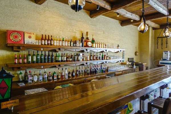Interior do bar de vinhos — Fotografia de Stock