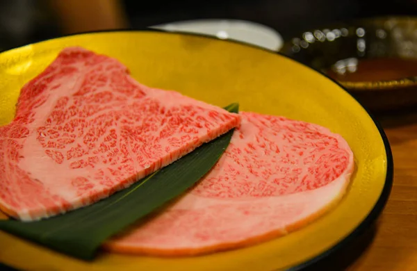 Japanese (Wagyu beef) for barbecue — Stock Photo, Image